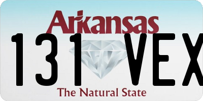 AR license plate 131VEX