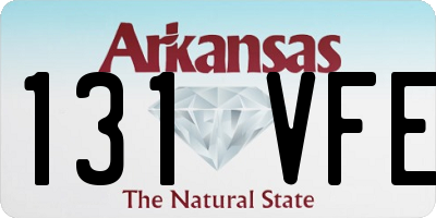 AR license plate 131VFE