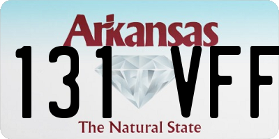AR license plate 131VFF