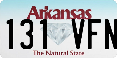 AR license plate 131VFN