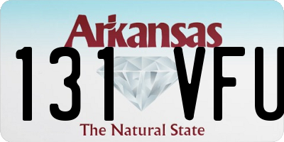 AR license plate 131VFU