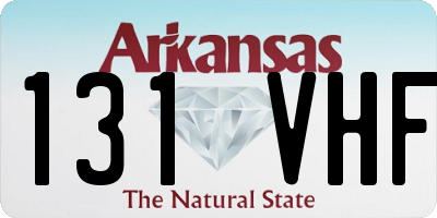 AR license plate 131VHF