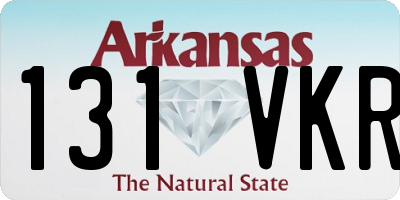 AR license plate 131VKR