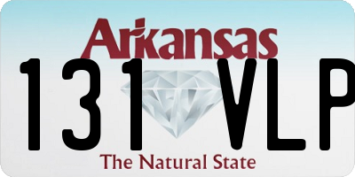 AR license plate 131VLP
