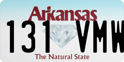 AR license plate 131VMW