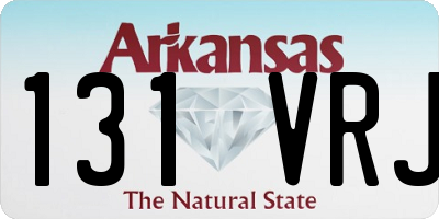 AR license plate 131VRJ