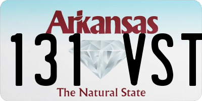 AR license plate 131VST