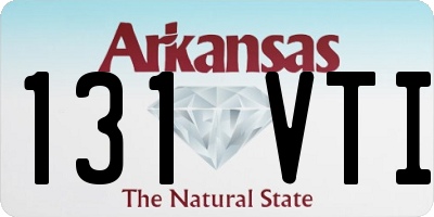 AR license plate 131VTI