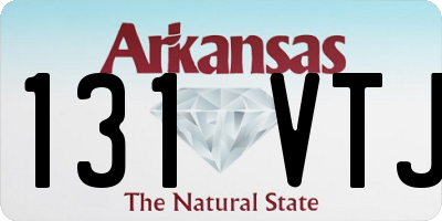 AR license plate 131VTJ