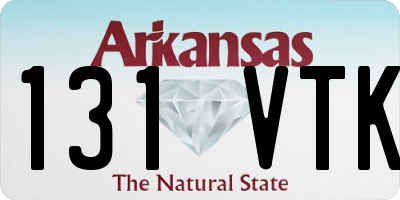 AR license plate 131VTK