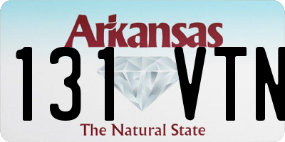AR license plate 131VTN