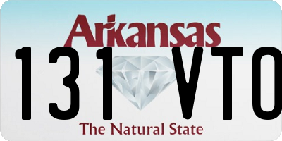 AR license plate 131VTO