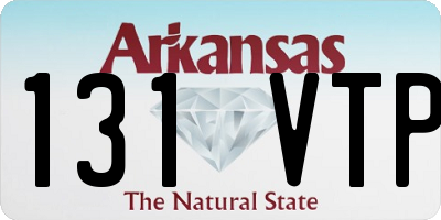 AR license plate 131VTP