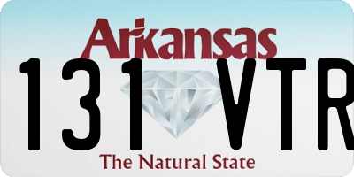 AR license plate 131VTR