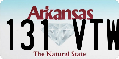 AR license plate 131VTW