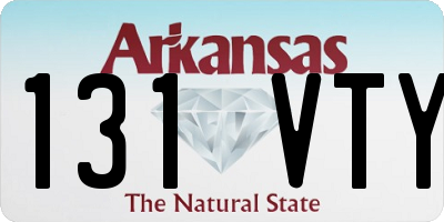 AR license plate 131VTY
