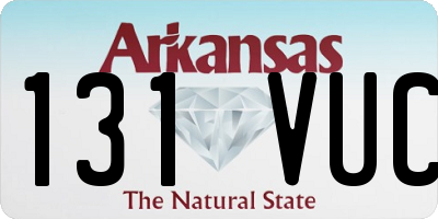 AR license plate 131VUC