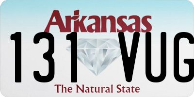 AR license plate 131VUG