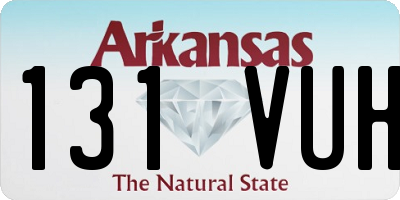 AR license plate 131VUH