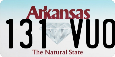 AR license plate 131VUO