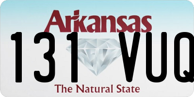 AR license plate 131VUQ