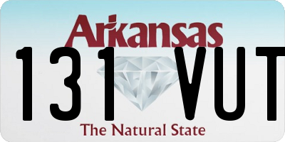 AR license plate 131VUT
