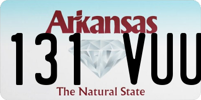 AR license plate 131VUU
