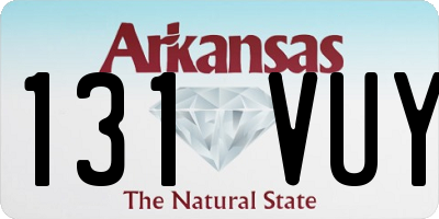 AR license plate 131VUY