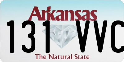 AR license plate 131VVC