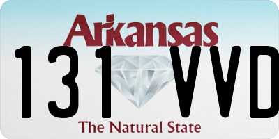 AR license plate 131VVD