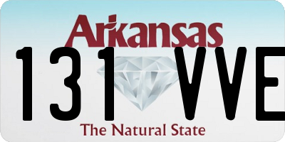 AR license plate 131VVE