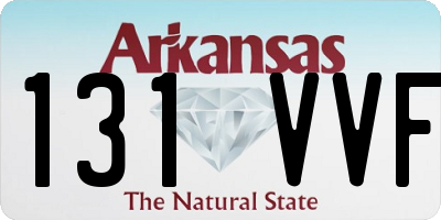 AR license plate 131VVF