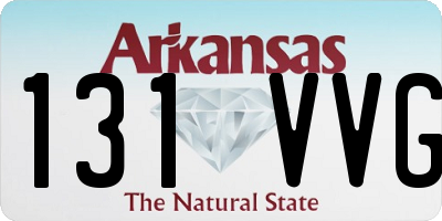 AR license plate 131VVG