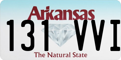 AR license plate 131VVI