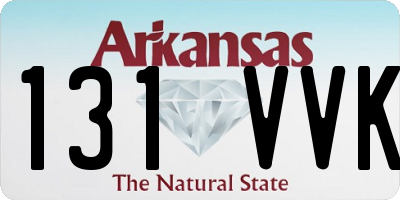 AR license plate 131VVK