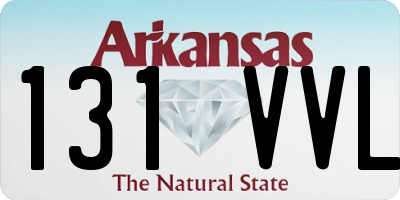 AR license plate 131VVL