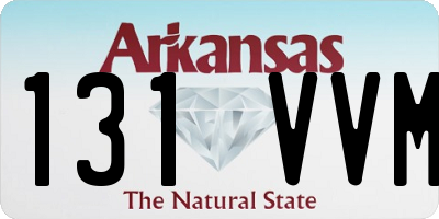 AR license plate 131VVM