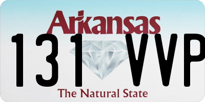 AR license plate 131VVP