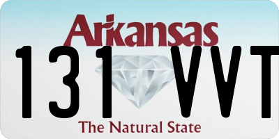 AR license plate 131VVT