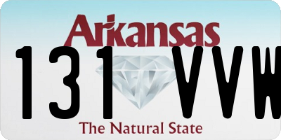 AR license plate 131VVW