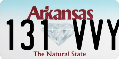 AR license plate 131VVY