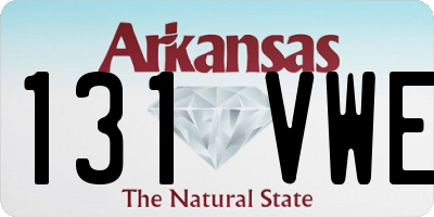 AR license plate 131VWE