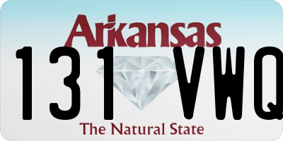 AR license plate 131VWQ