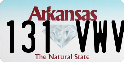 AR license plate 131VWV