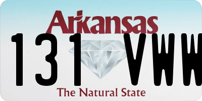 AR license plate 131VWW