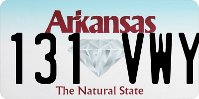 AR license plate 131VWY