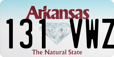 AR license plate 131VWZ