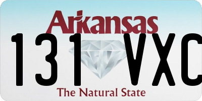 AR license plate 131VXC