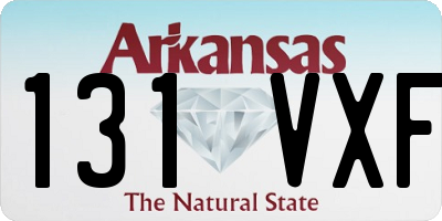AR license plate 131VXF