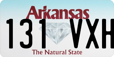 AR license plate 131VXH
